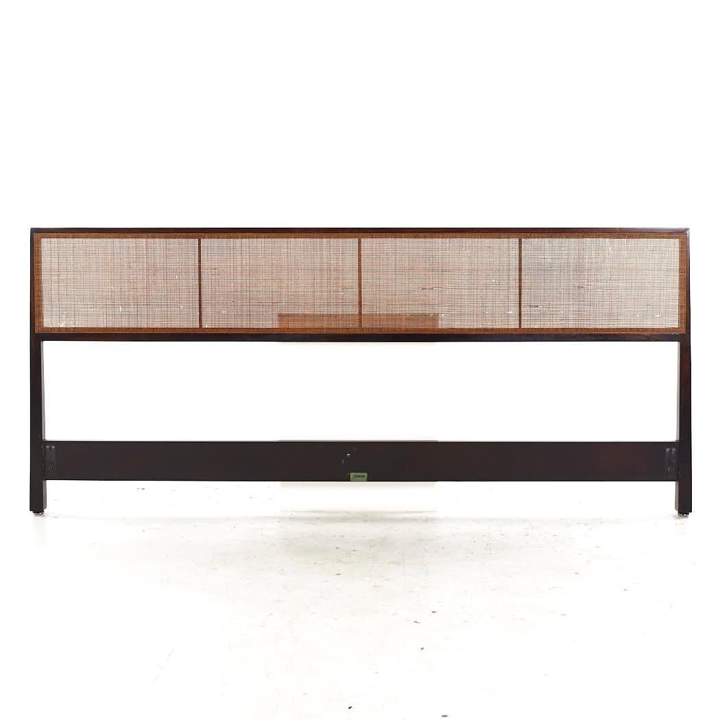 Edward Wormley for Dunbar Mid Century Cane King Headboard

This headboard measures: 82 wide x 2.25 deep x 36 inches high

All pieces of furniture can be had in what we call restored vintage condition. That means the piece is restored upon purchase