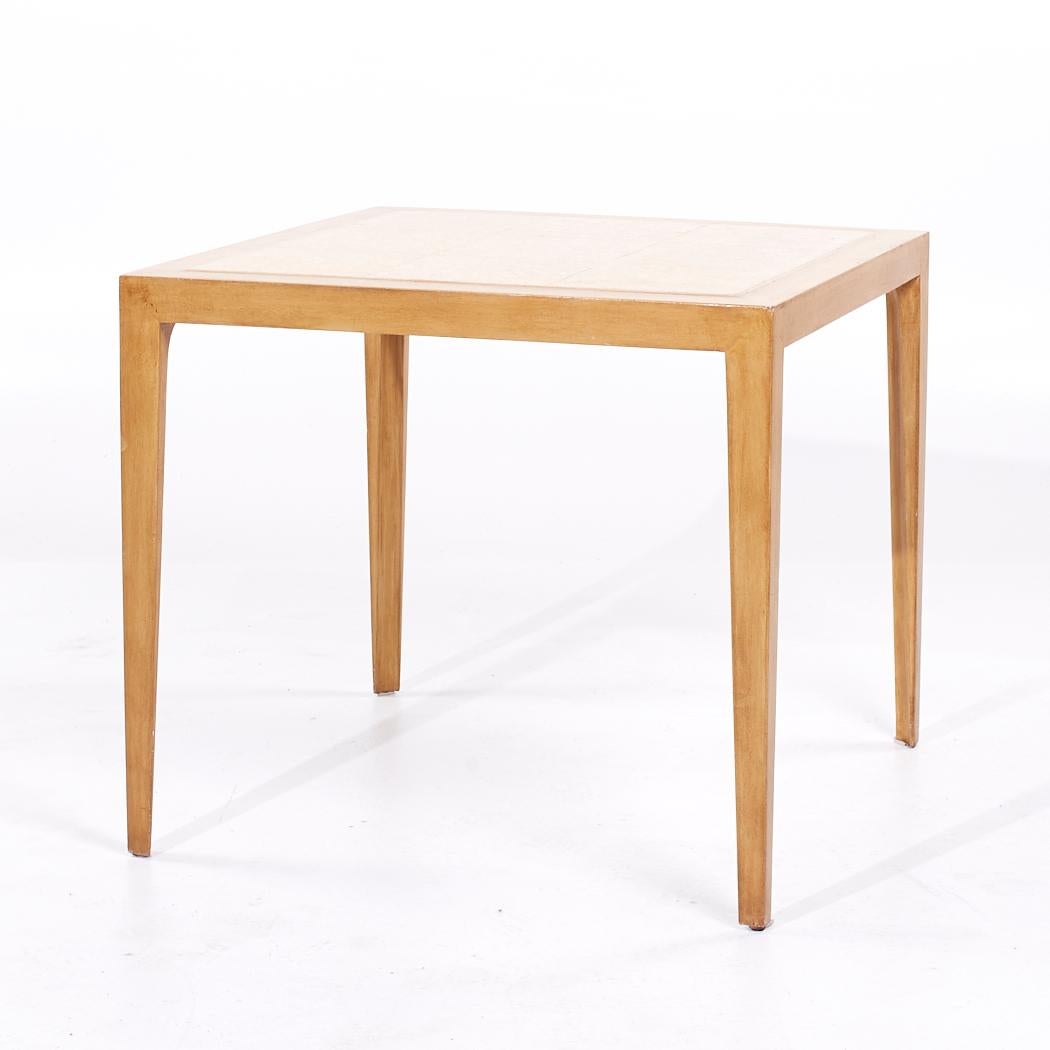 Edward Wormley für Dunbar, Spieltisch mit Korkplatte aus der Mitte des Jahrhunderts (Moderne der Mitte des Jahrhunderts) im Angebot