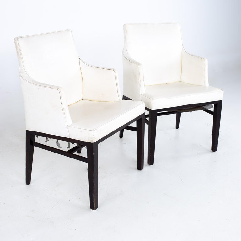 American Edward Wormley for Dunbar Mid Century Dining Chairs, Set of 4 For Sale