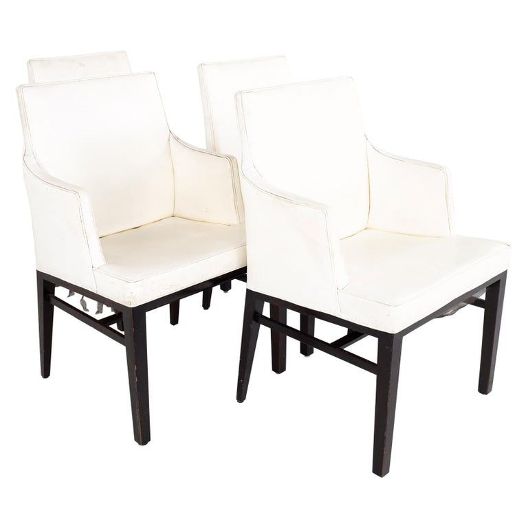 Edward Wormley for Dunbar Mid Century Dining Chairs, Set of 4 For Sale