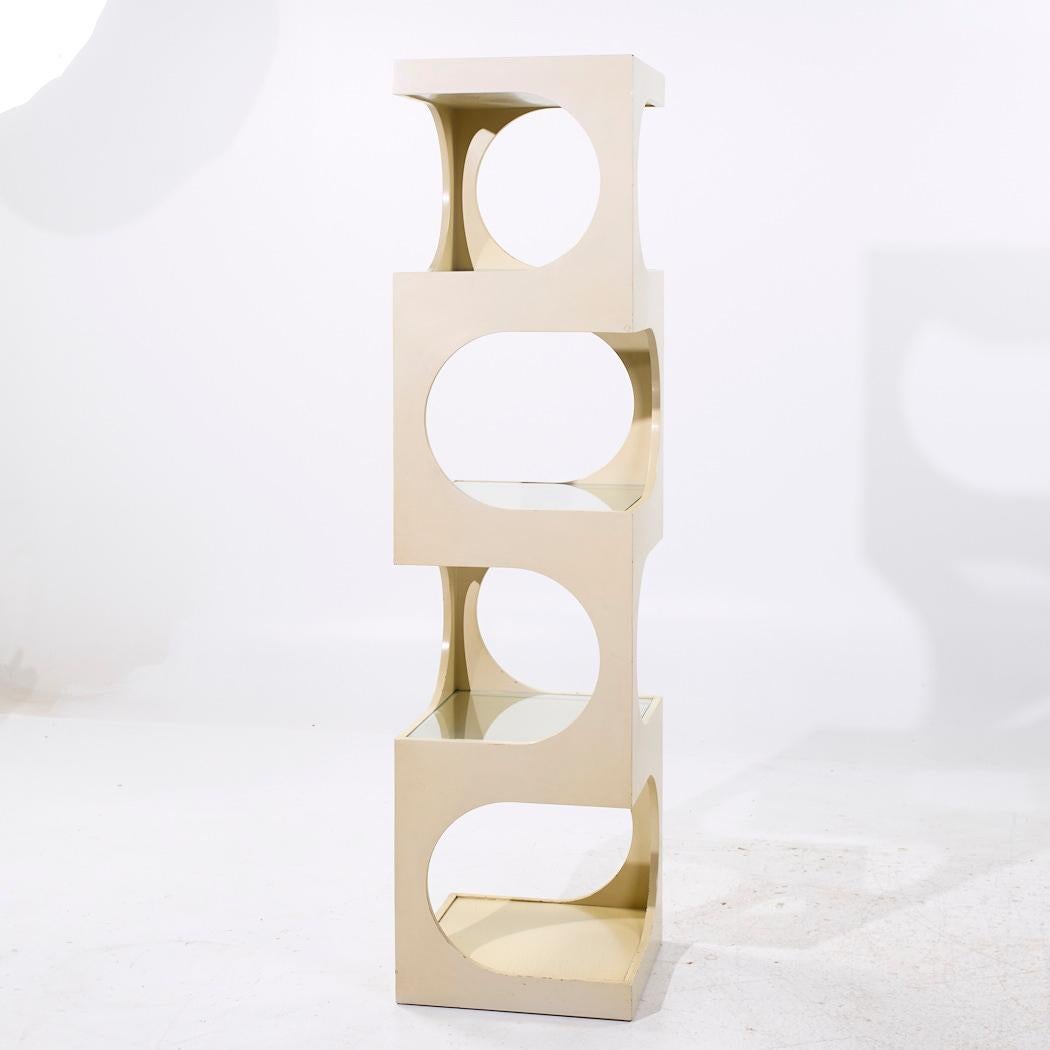 Vetro Edward Wormley per Dunbar - Scaffale da salotto di metà secolo in vendita