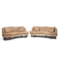 Edward Wormley for Dunbar Mid Century Janus Sofas - Pair