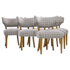Edward Wormley for Dunbar Mid Century Klismos Dining Chairs - Set of 6