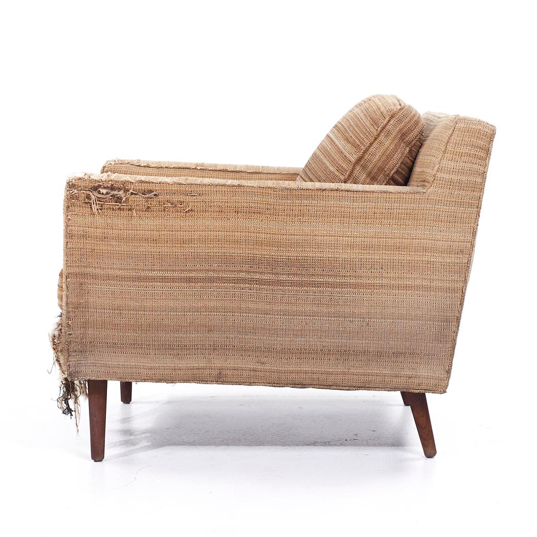 Edward Wormley for Dunbar Mid Century Lounge Chair For Sale 1