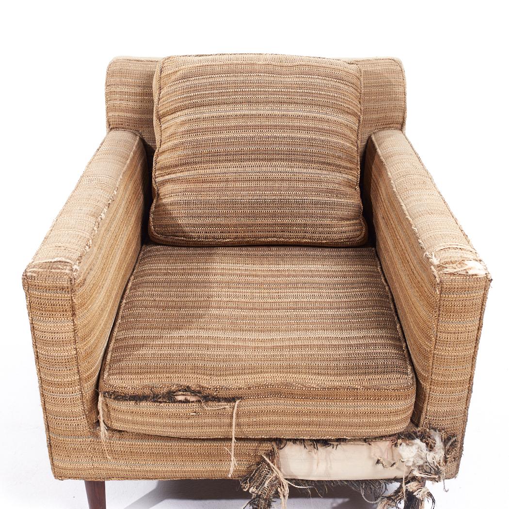 Edward Wormley for Dunbar Mid Century Lounge Chair For Sale 2