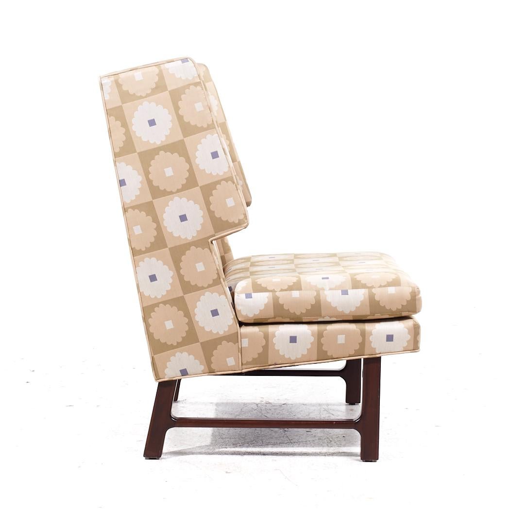 Paire de fauteuils de salon Wingback mi-siècle Edward Wormley pour Dunbar en vente 3