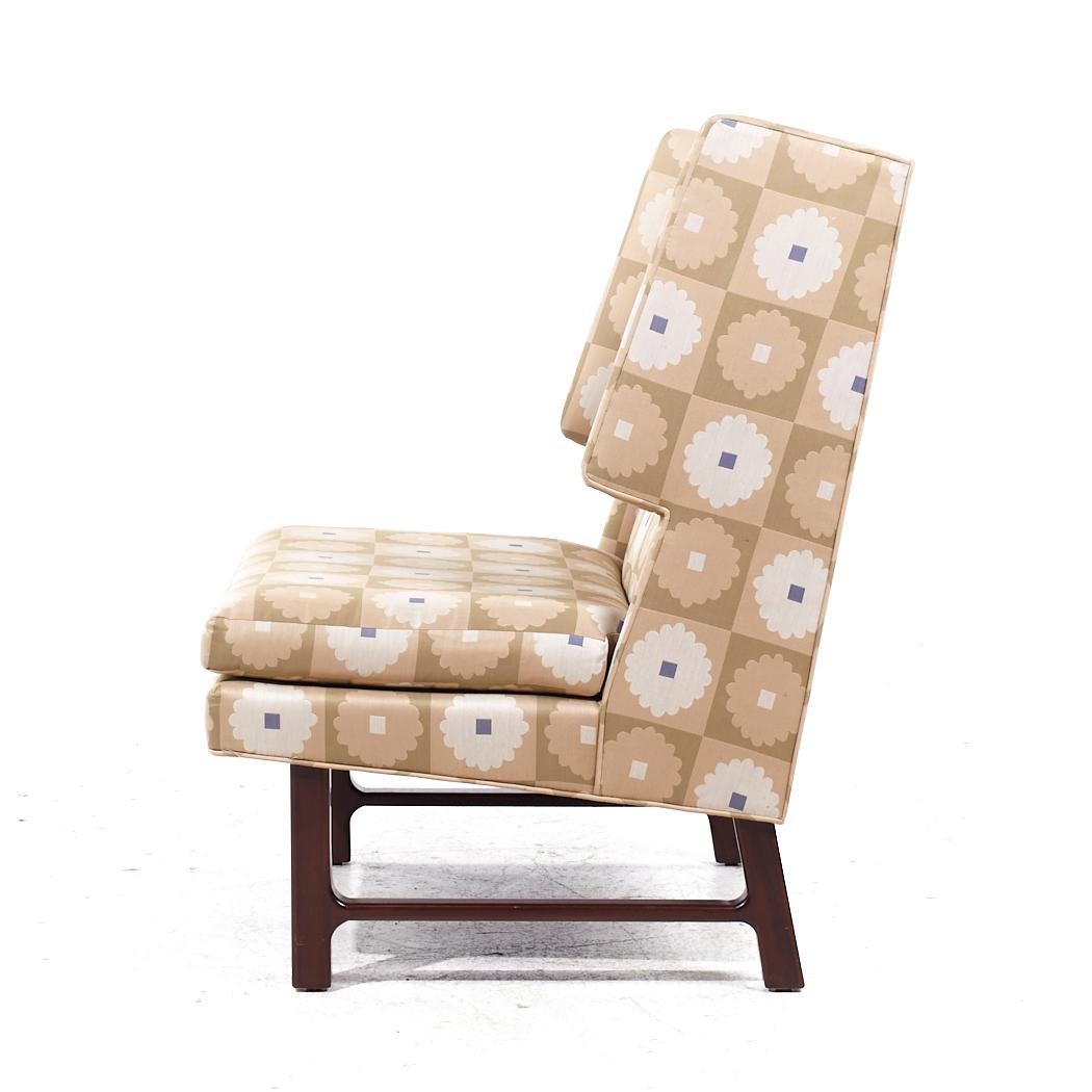 Paire de fauteuils de salon Wingback mi-siècle Edward Wormley pour Dunbar en vente 4