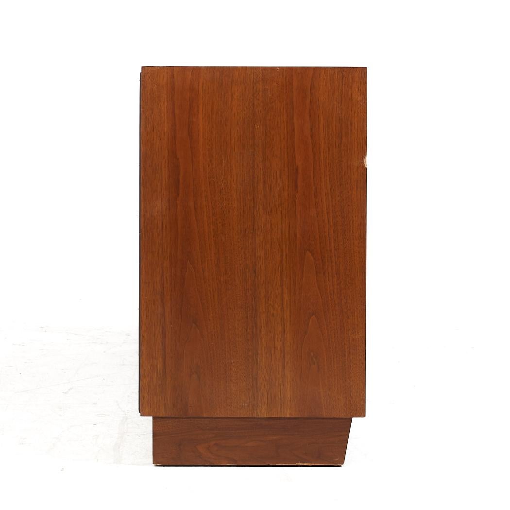 American Edward Wormley for Dunbar Mid Century Mahogany and Cane Credenza For Sale