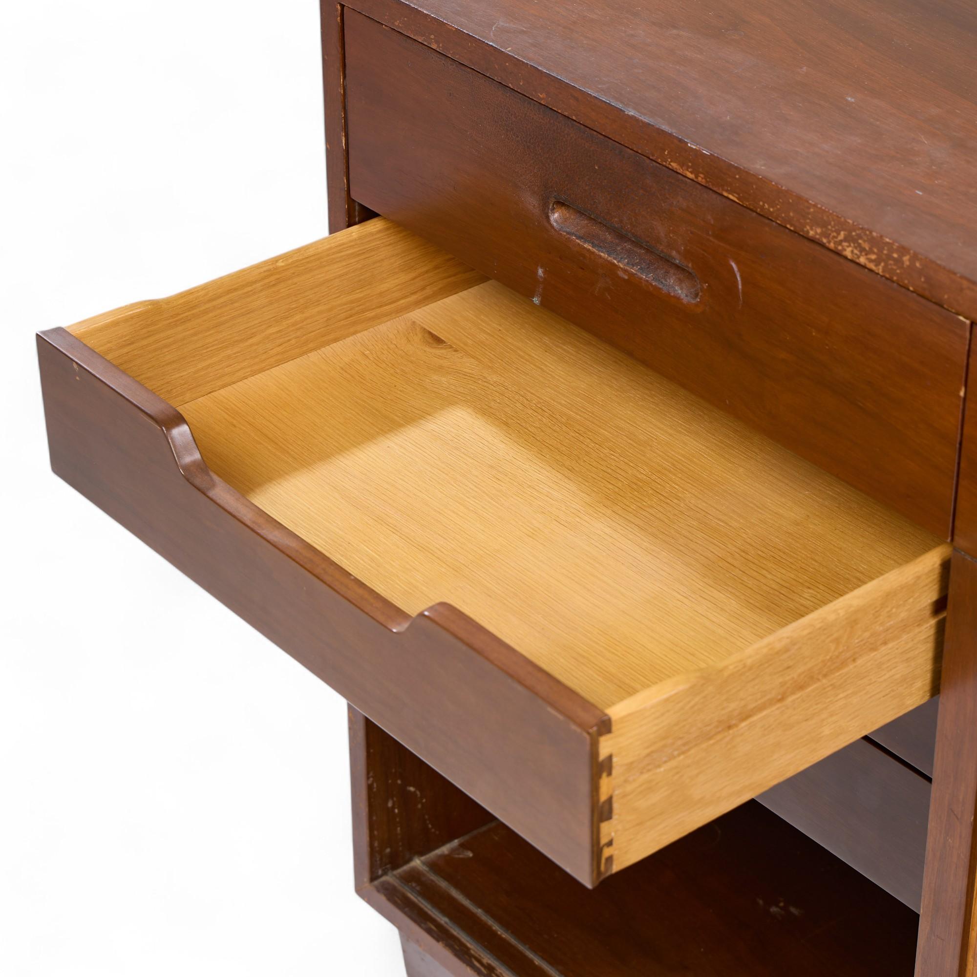 Credenza de caoba de mediados de siglo Edward Wormley para Dunbar en venta 3