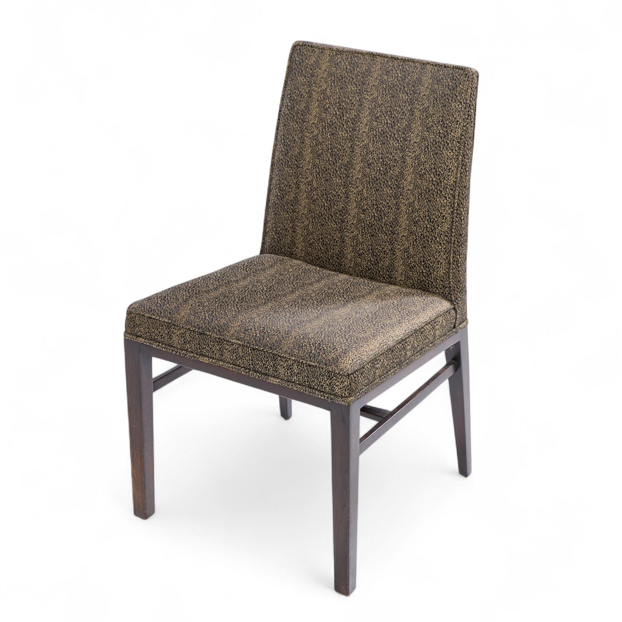 Edward Wormley for Dunbar Mid Century Mahogany Dining Chairs - Set of 8 For Sale 3