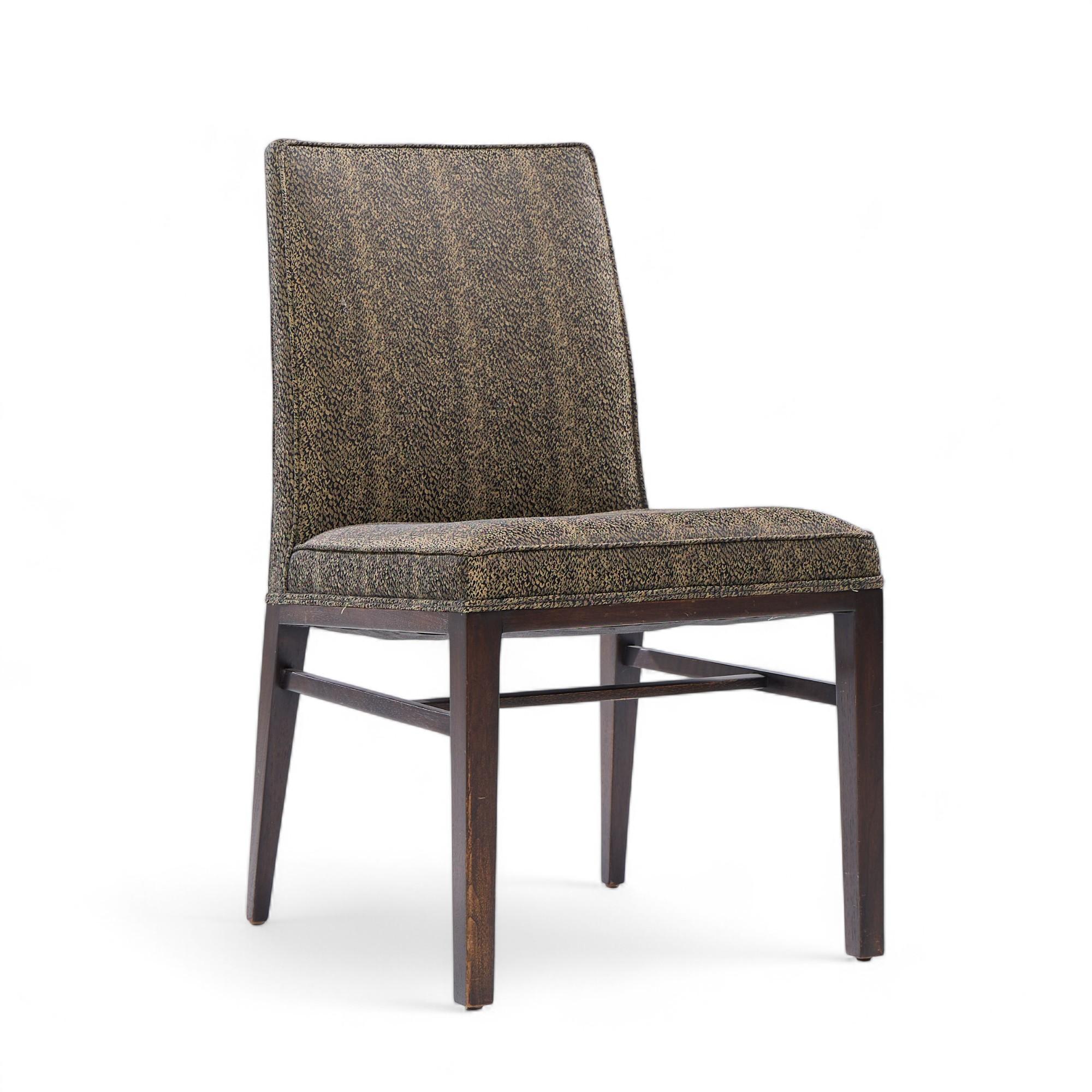 American Edward Wormley for Dunbar Mid Century Mahogany Dining Chairs - Set of 8 For Sale