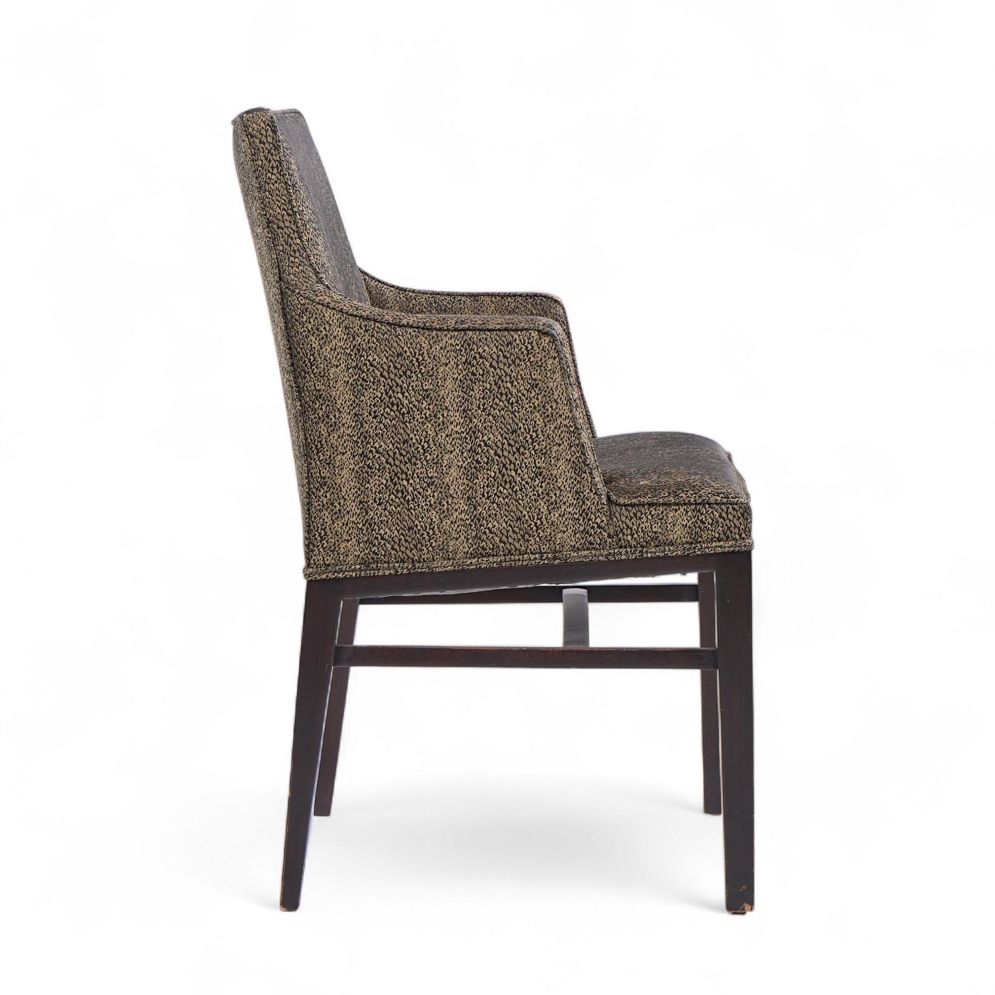Edward Wormley for Dunbar Mid Century Mahogany Dining Chairs - Set of 8 For Sale 1