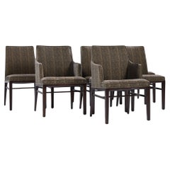 Edward Wormley pour Dunbar Chaises de salle à manger en acajou du milieu du siècle - Lot de 8