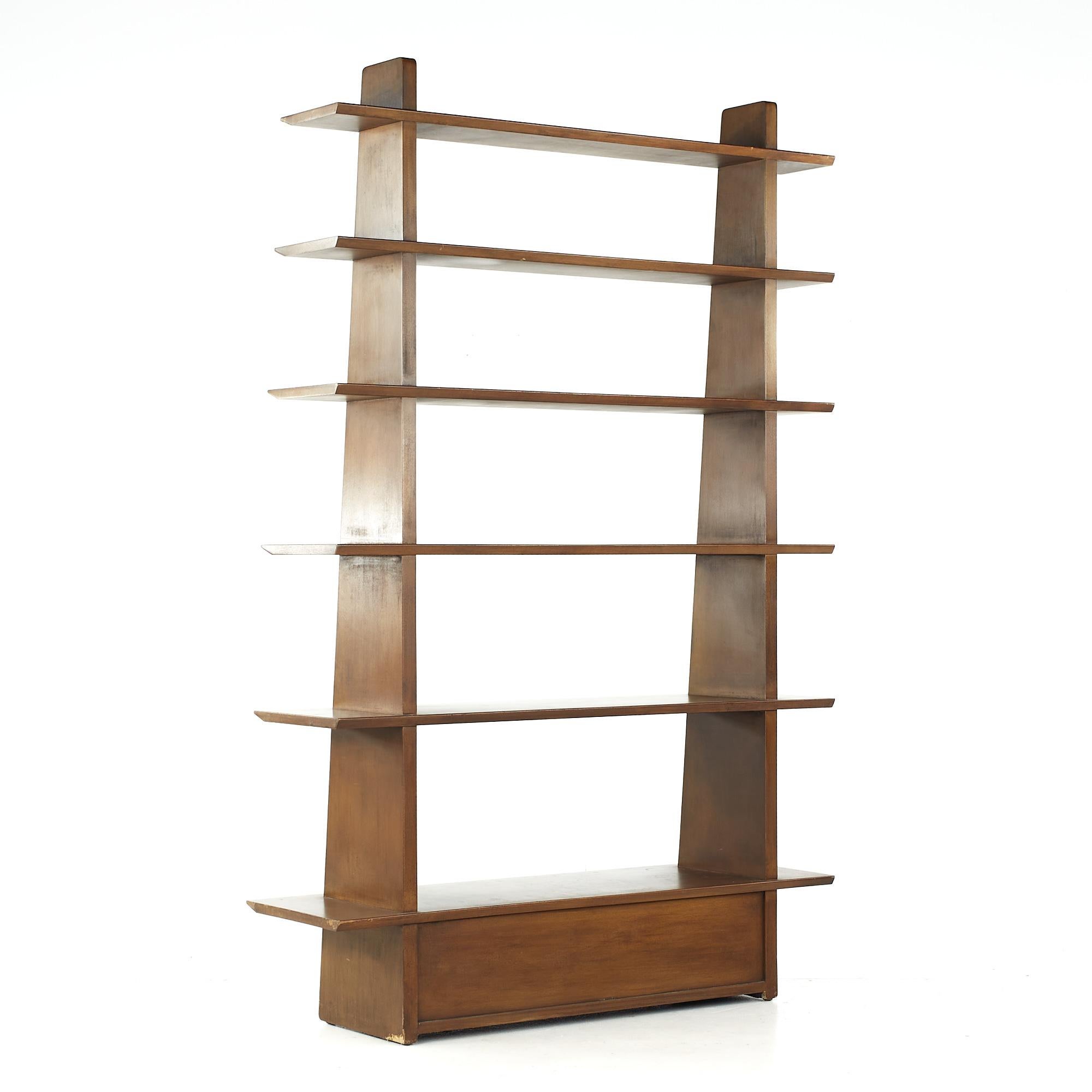Late 20th Century Edward Wormley for Dunbar Mid-Century Model 5264 Shelf Bookcase For Sale