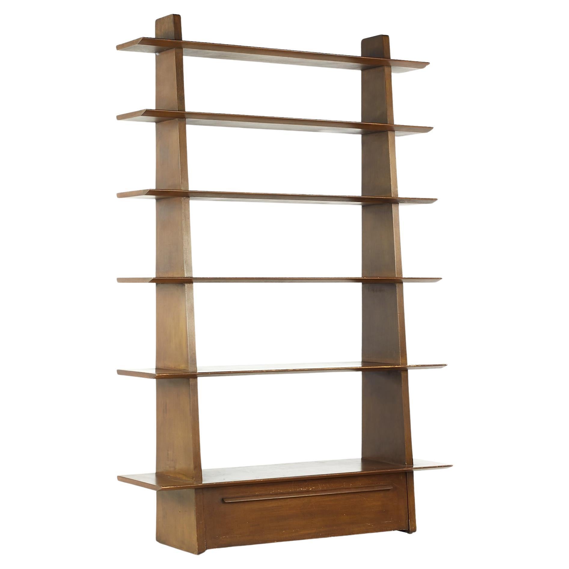 Edward Wormley for Dunbar Mid-Century Model 5264 Shelf Bookcase For Sale
