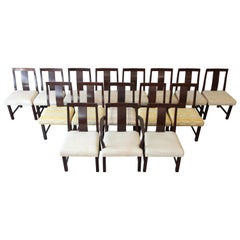 Edward Wormley for Dunbar Mid-Century Modern Dining Chairs, Set of 16 Edward Wormley for Dunbar Mid-Century Modern Dining Chairs, Set of 16