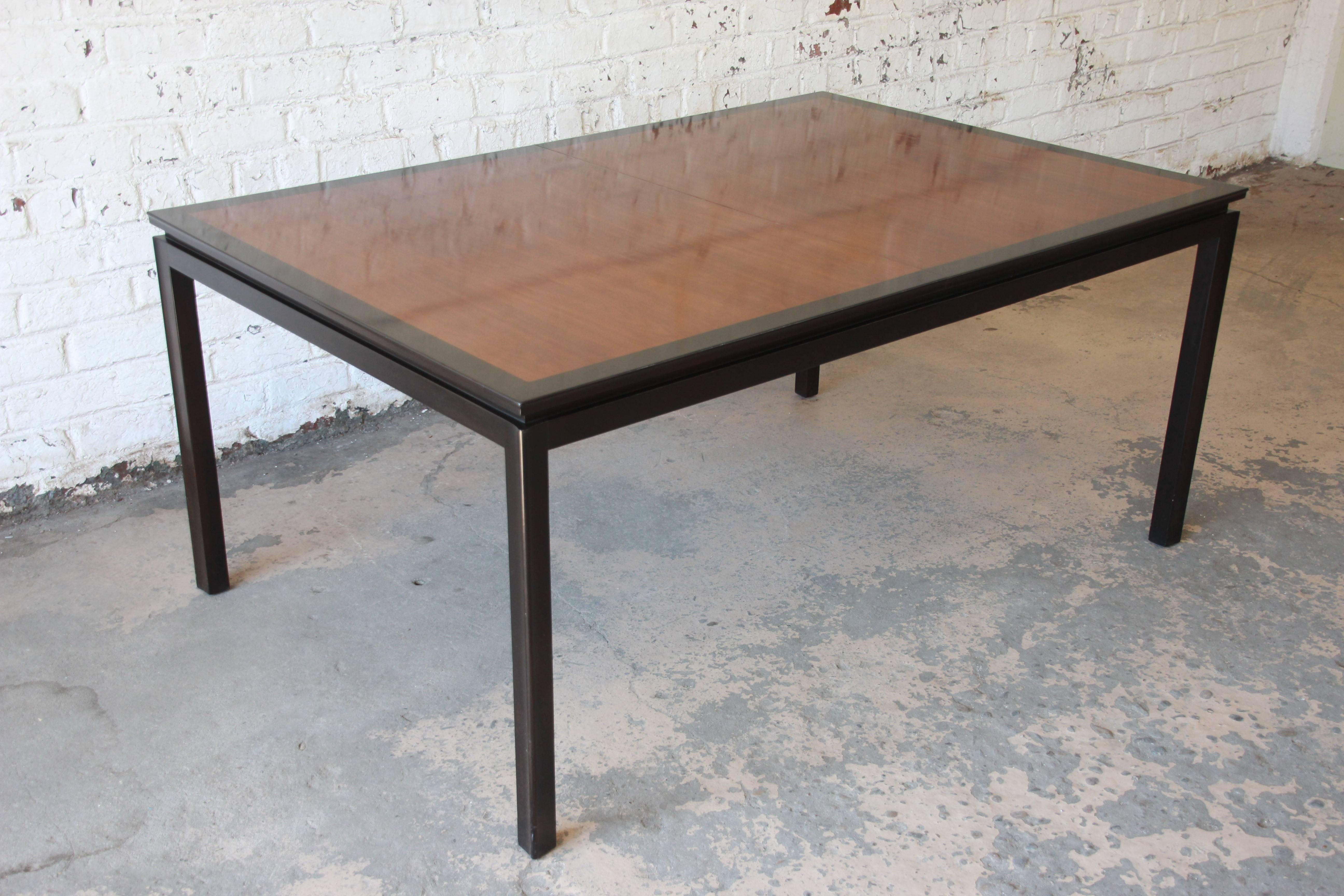 Edward Wormley for Dunbar Mid-Century Modern Extension Dining Table, 1950s 1