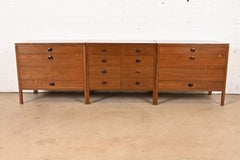 Edward Wormley for Dunbar Mid-Century Modern Walnut and Rosewood Credenza