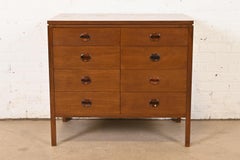 Edward Wormley for Dunbar Mid-Century Modern Walnut & Rosewood Chest Of Drawers