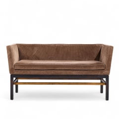 Edward Wormley para Dunbar Sillón de palisandro y caoba de mediados de siglo