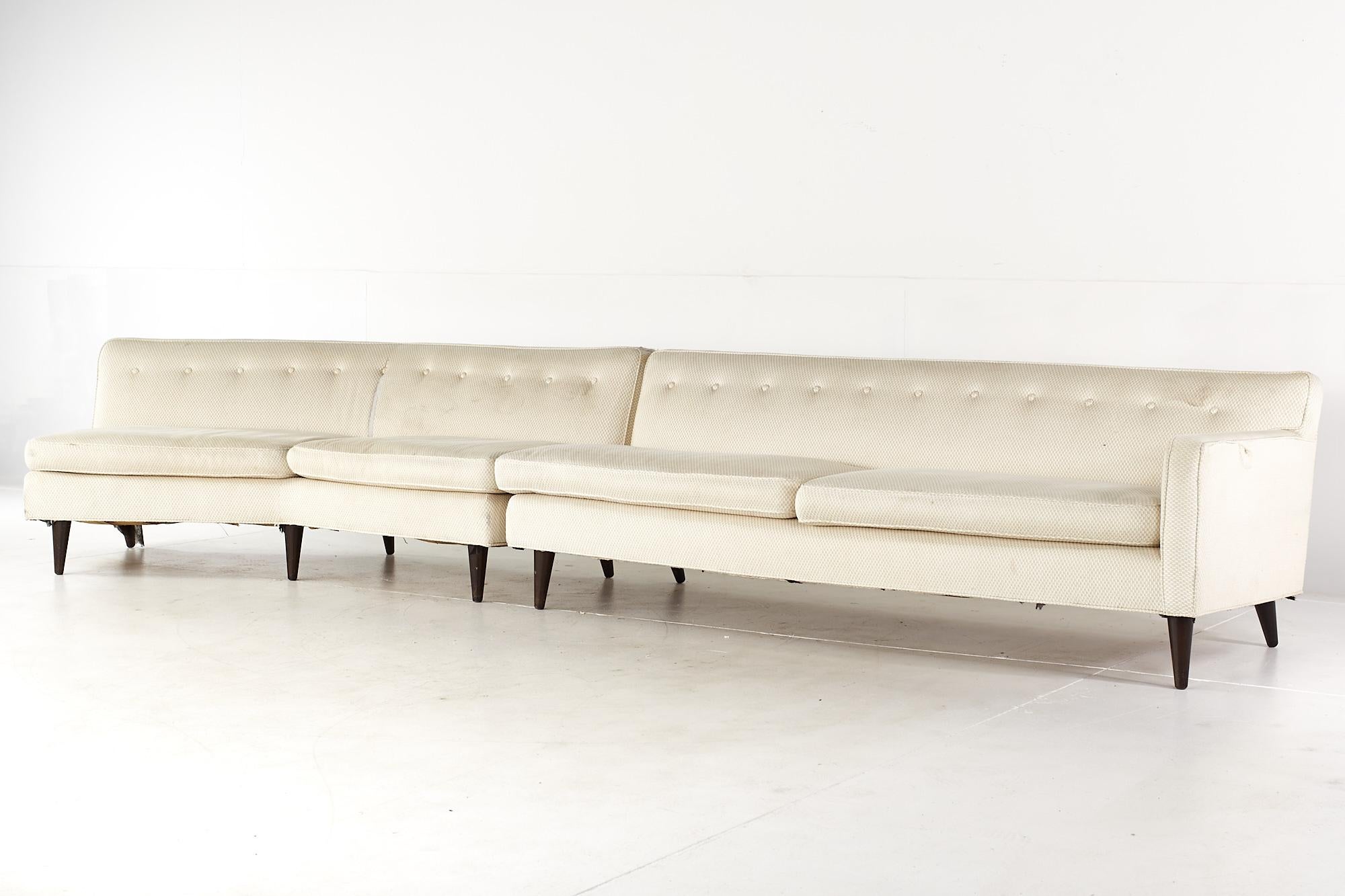 Mid-Century Modern Edward Wormley for Dunbar Midcentury Sectional Sofa For Sale