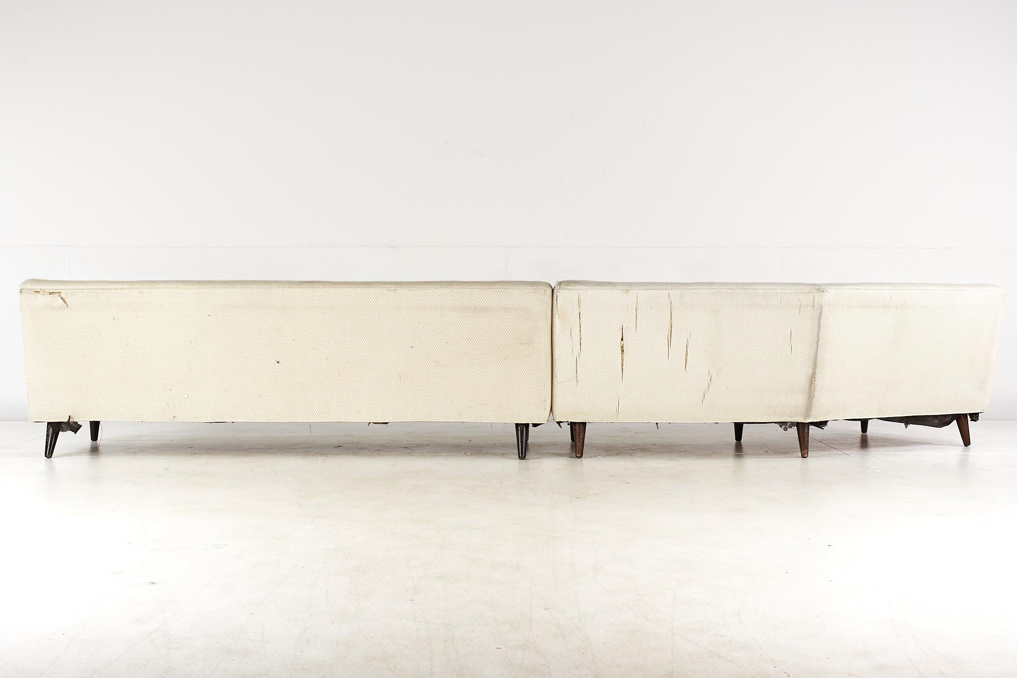 Modulares Sofa von Edward Wormley für Dunbar aus der Mitte des Jahrhunderts im Angebot 2