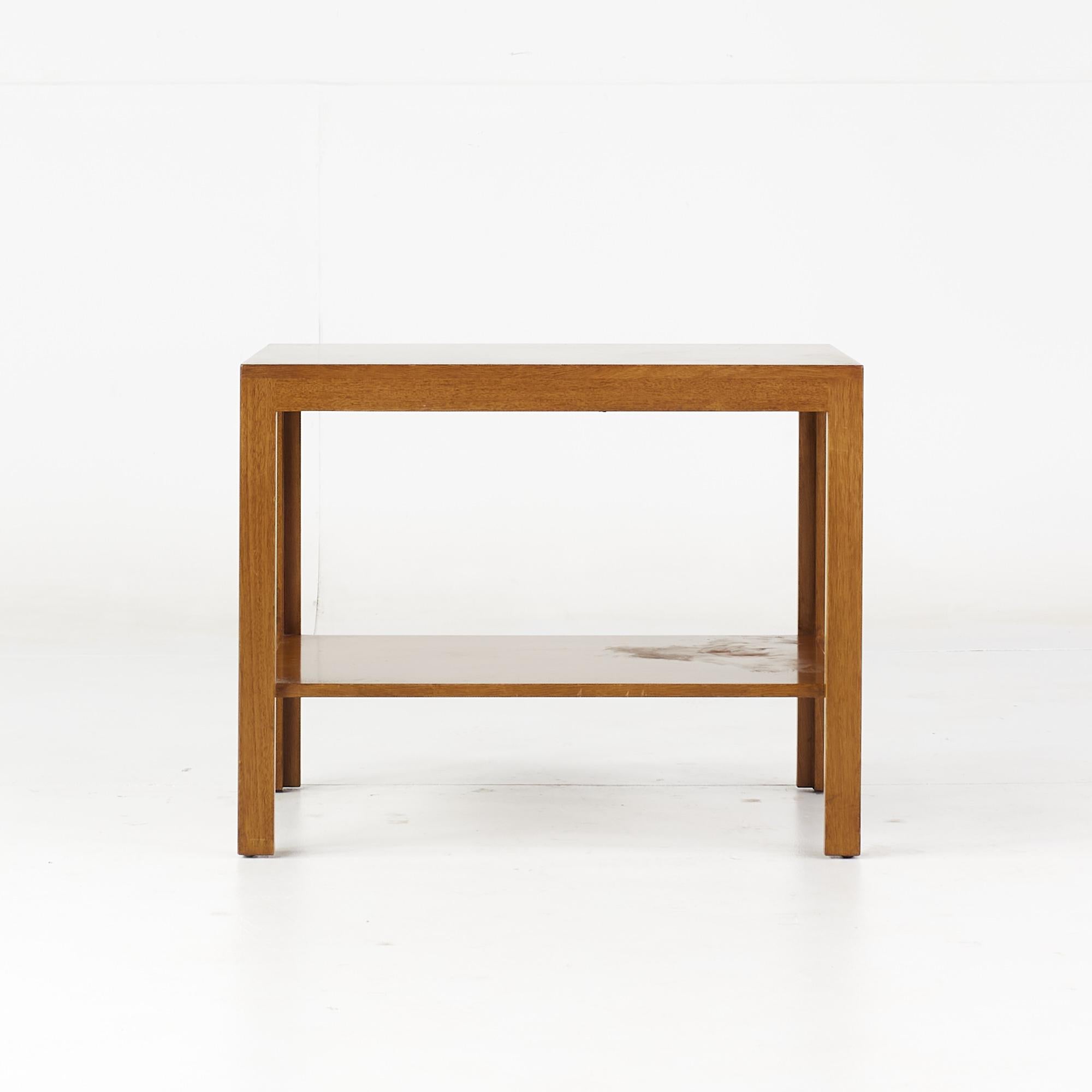 Wood Edward Wormley for Dunbar Mid Century Side Table