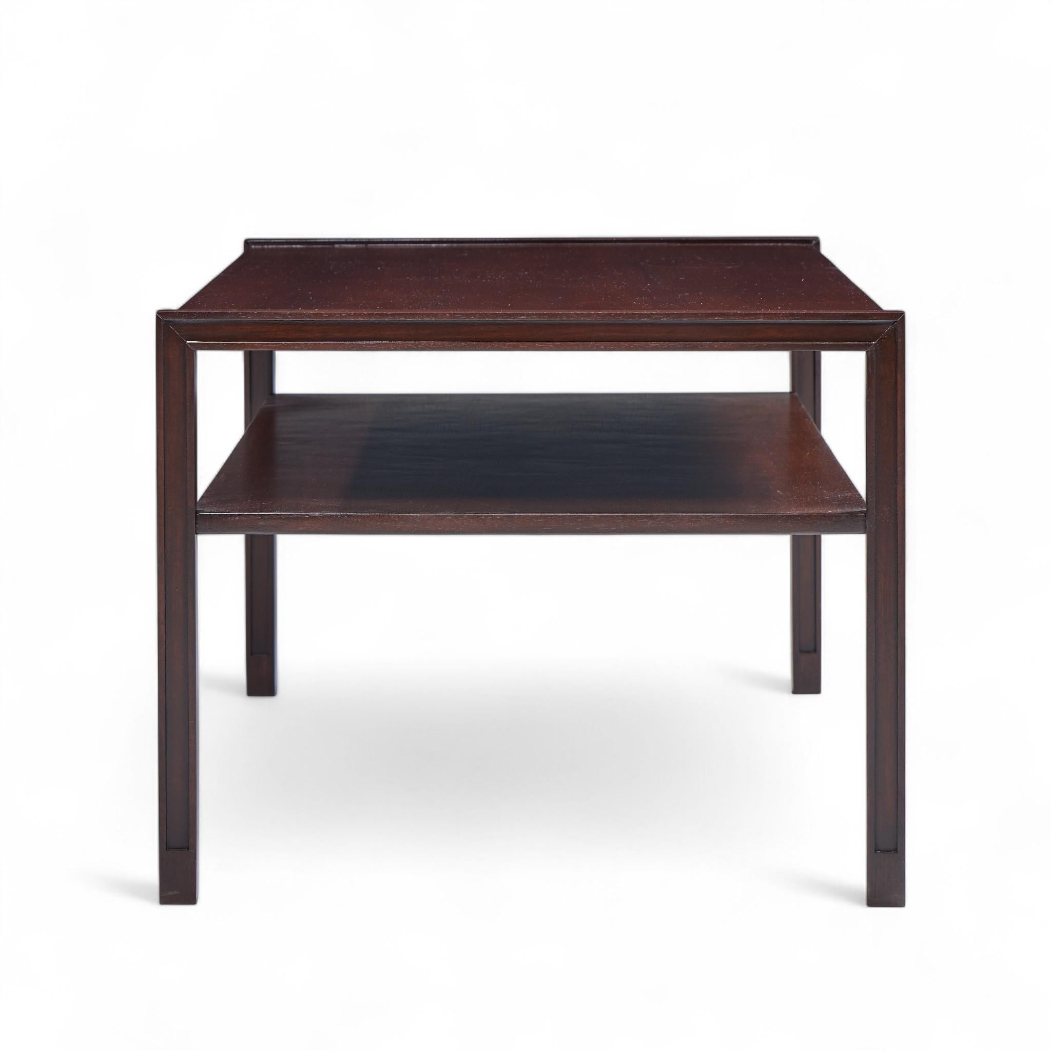 Table basse à deux niveaux du milieu du siècle dernier d'Edward Wormley pour Dunbar Bon état - En vente à Franklin Park, IL