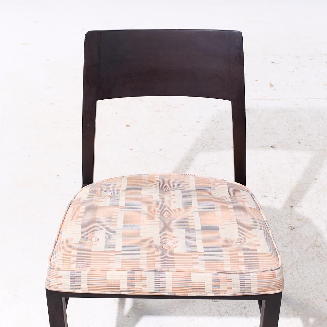 Edward Wormley para Dunbar Sillas de comedor de nogal de mediados de siglo - Set de 6 en venta 3