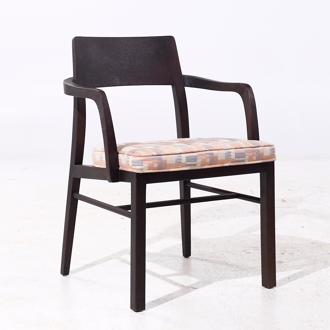 Edward Wormley para Dunbar Sillas de comedor de nogal de mediados de siglo - Set de 6 en venta 4