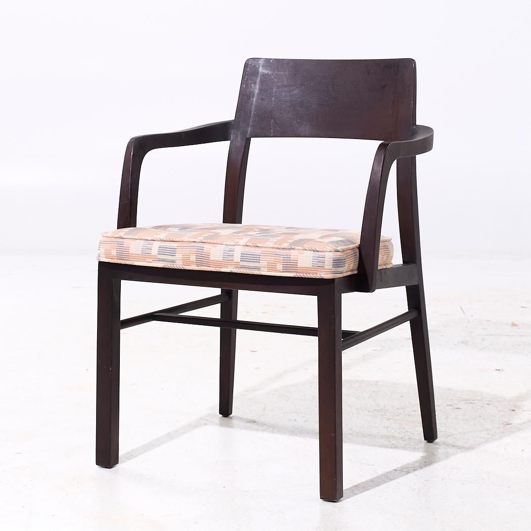 Edward Wormley para Dunbar Sillas de comedor de nogal de mediados de siglo - Set de 6 en venta 6