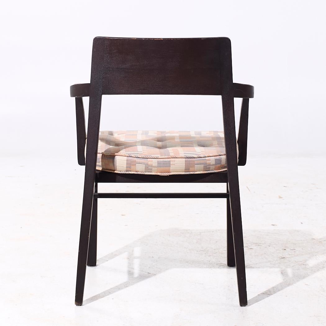 Edward Wormley para Dunbar Sillas de comedor de nogal de mediados de siglo - Set de 6 en venta 8
