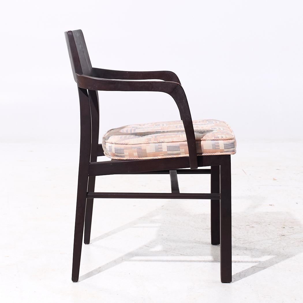Edward Wormley para Dunbar Sillas de comedor de nogal de mediados de siglo - Set de 6 en venta 9