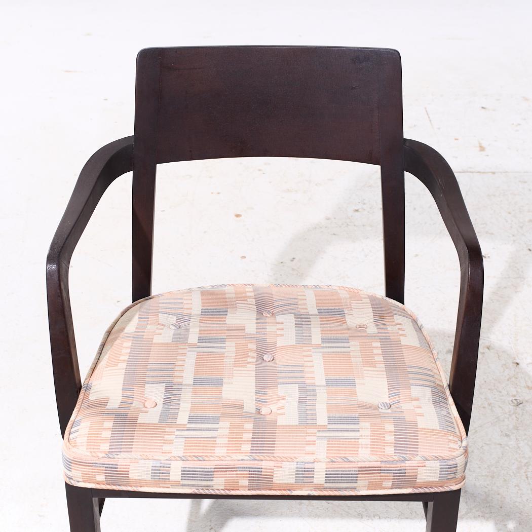 Edward Wormley para Dunbar Sillas de comedor de nogal de mediados de siglo - Set de 6 en venta 10