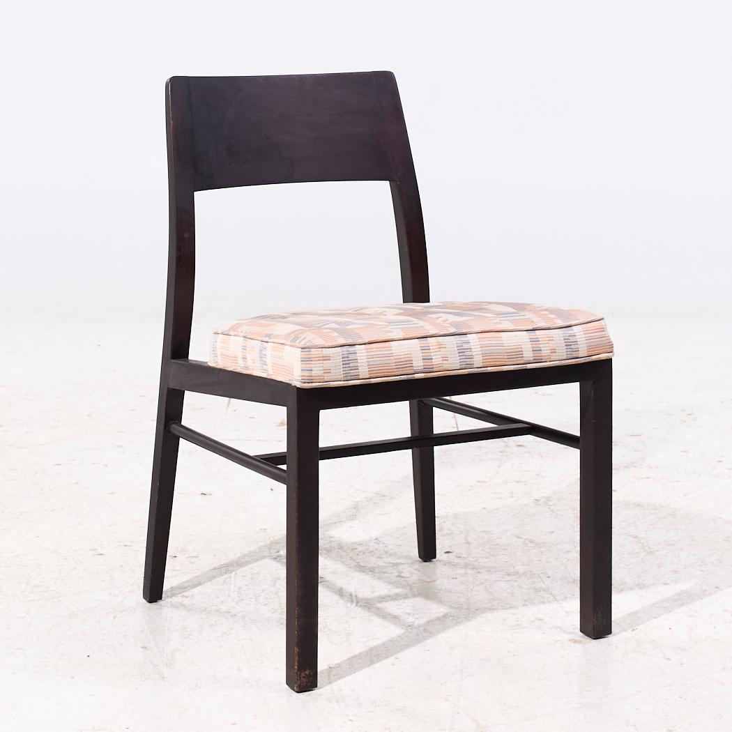 Edward Wormley para Dunbar Sillas de comedor de nogal de mediados de siglo - Set de 6 Estadounidense en venta