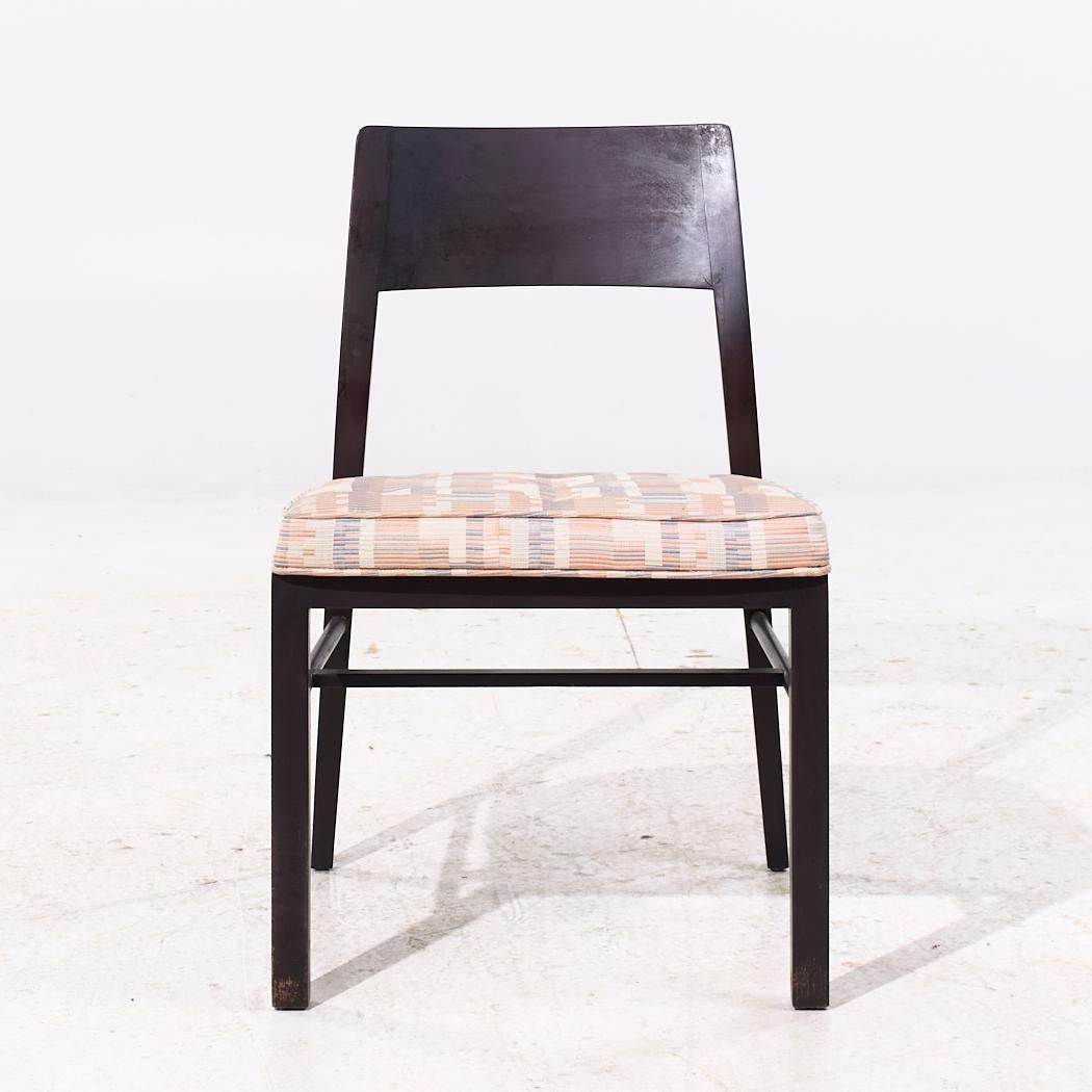 Edward Wormley para Dunbar Sillas de comedor de nogal de mediados de siglo - Set de 6 en Bueno estado para la venta en Countryside, IL