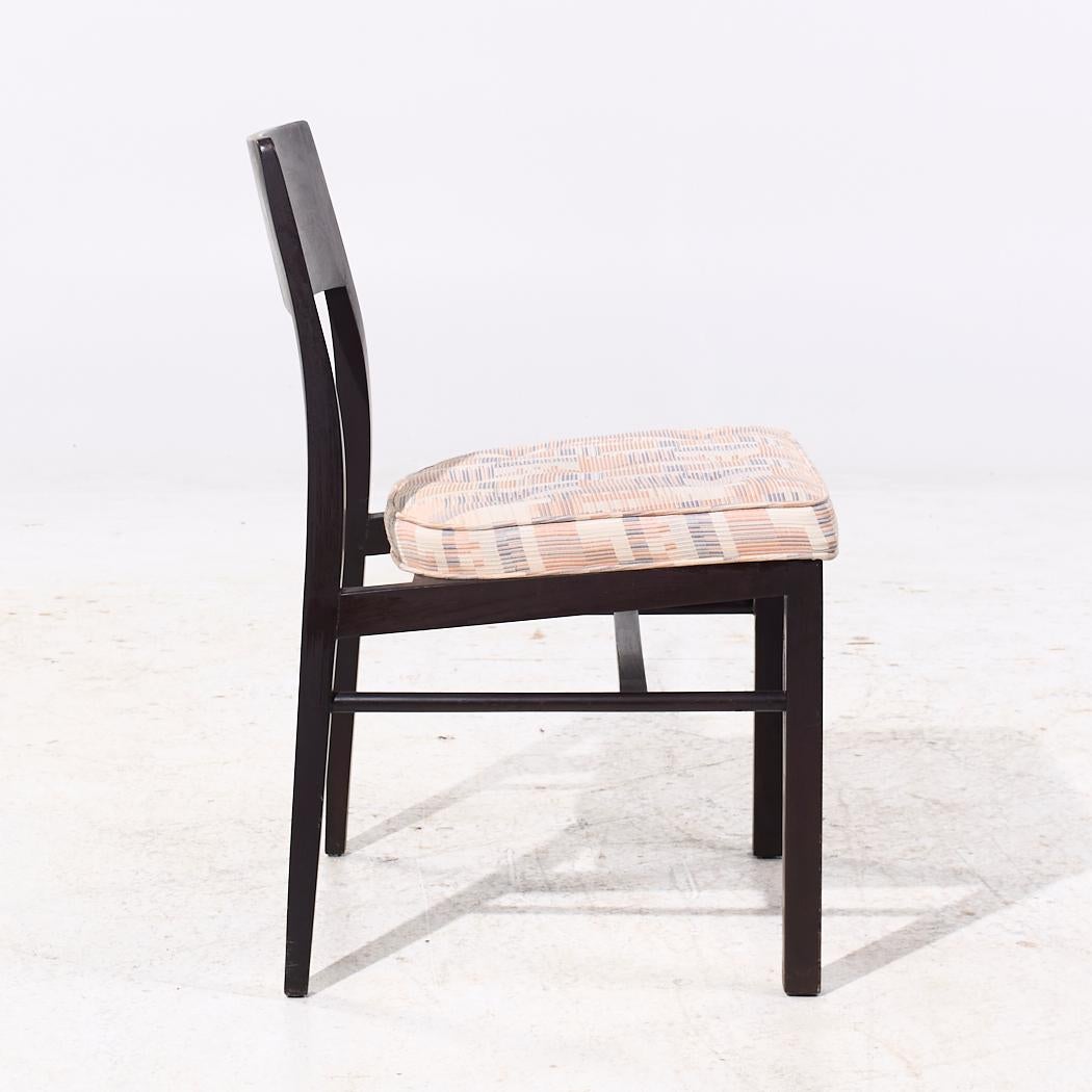 Edward Wormley para Dunbar Sillas de comedor de nogal de mediados de siglo - Set de 6 en venta 2