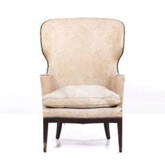 Edward Wormley for Dunbar Model 1038 Mid Century Wingback Lounge Chair