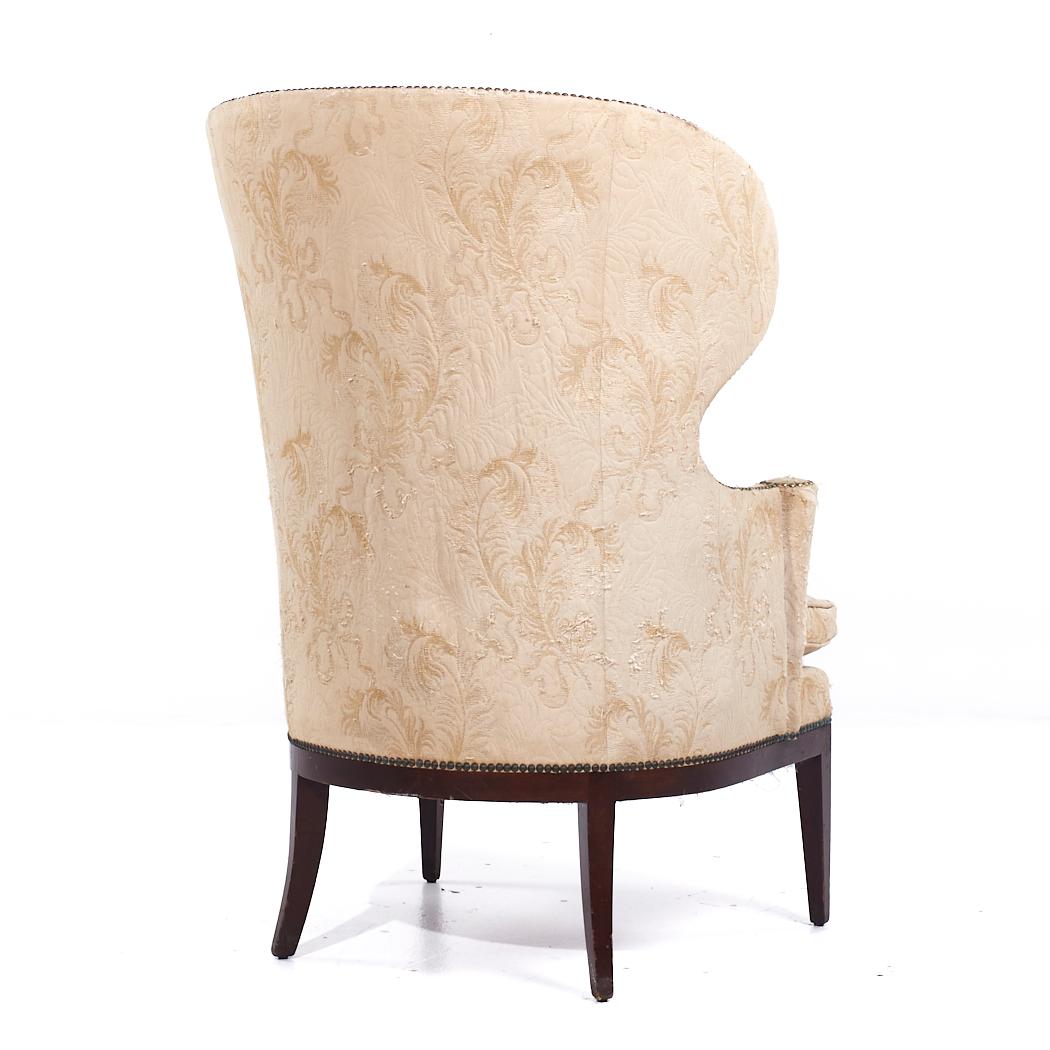 Américain Edward Wormley for Dunbar Model 1038 Mid Century Wingback Lounge Chair (Chaise longue à dossier pivotant) en vente
