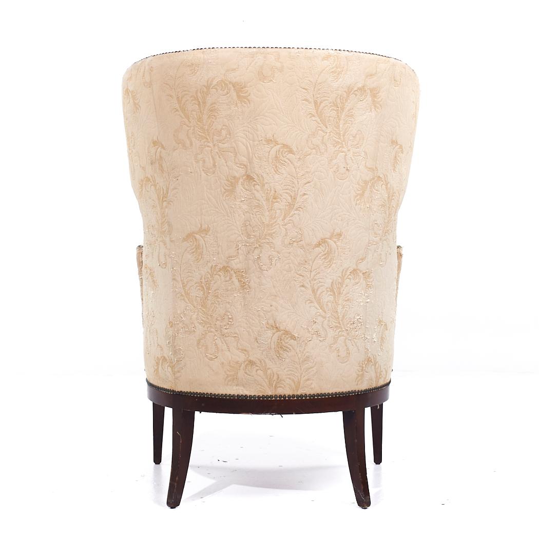 Edward Wormley for Dunbar Model 1038 Mid Century Wingback Lounge Chair (Chaise longue à dossier pivotant) Bon état - En vente à Countryside, IL