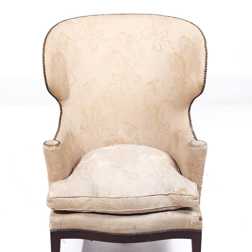 Edward Wormley for Dunbar Model 1038 Mid Century Wingback Lounge Chair (Chaise longue à dossier pivotant) en vente 2
