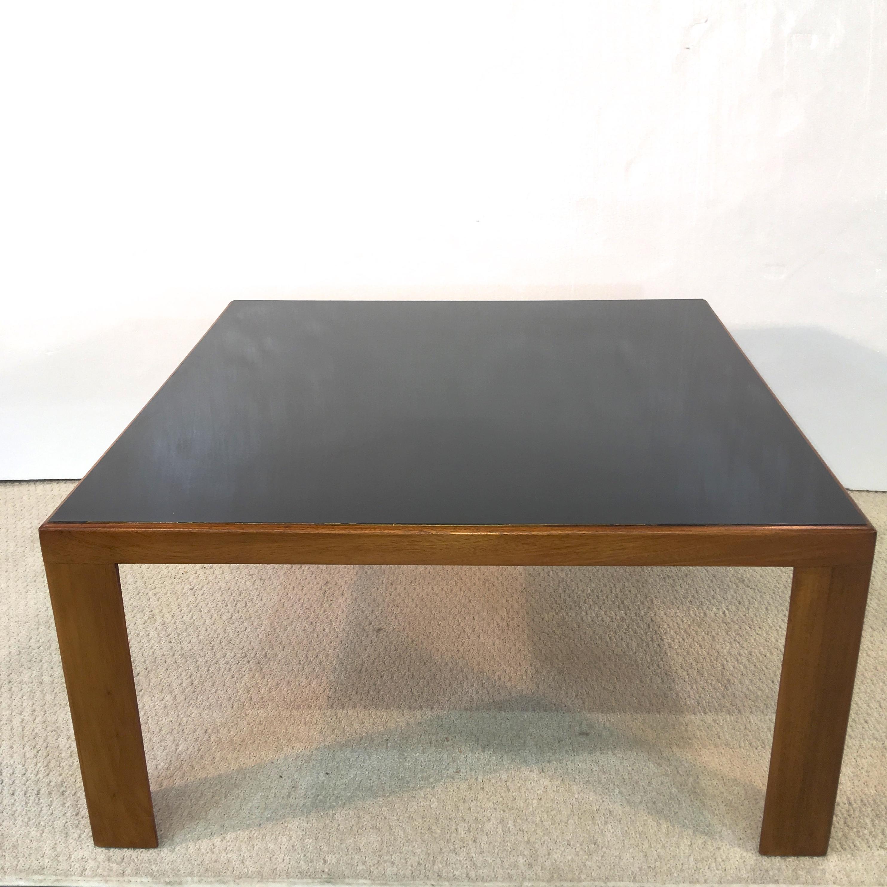 American Edward Wormley for Dunbar Model 3374 Square Cocktail Table For Sale