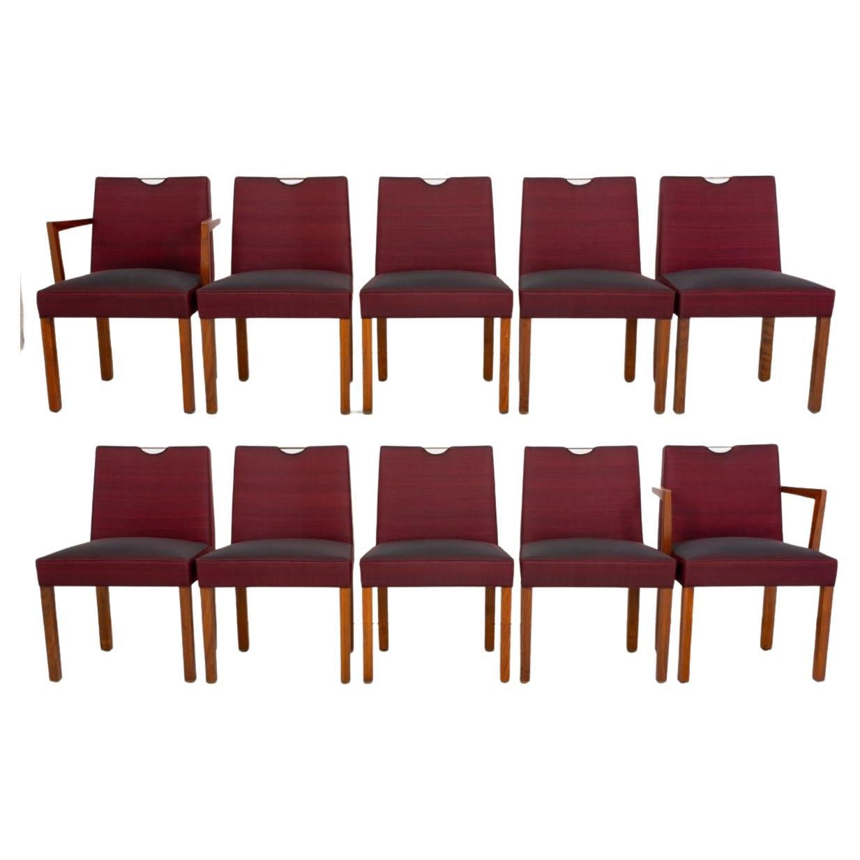 Edward Wormley For Dunbar Model 4592 Chairs, 10 For Sale