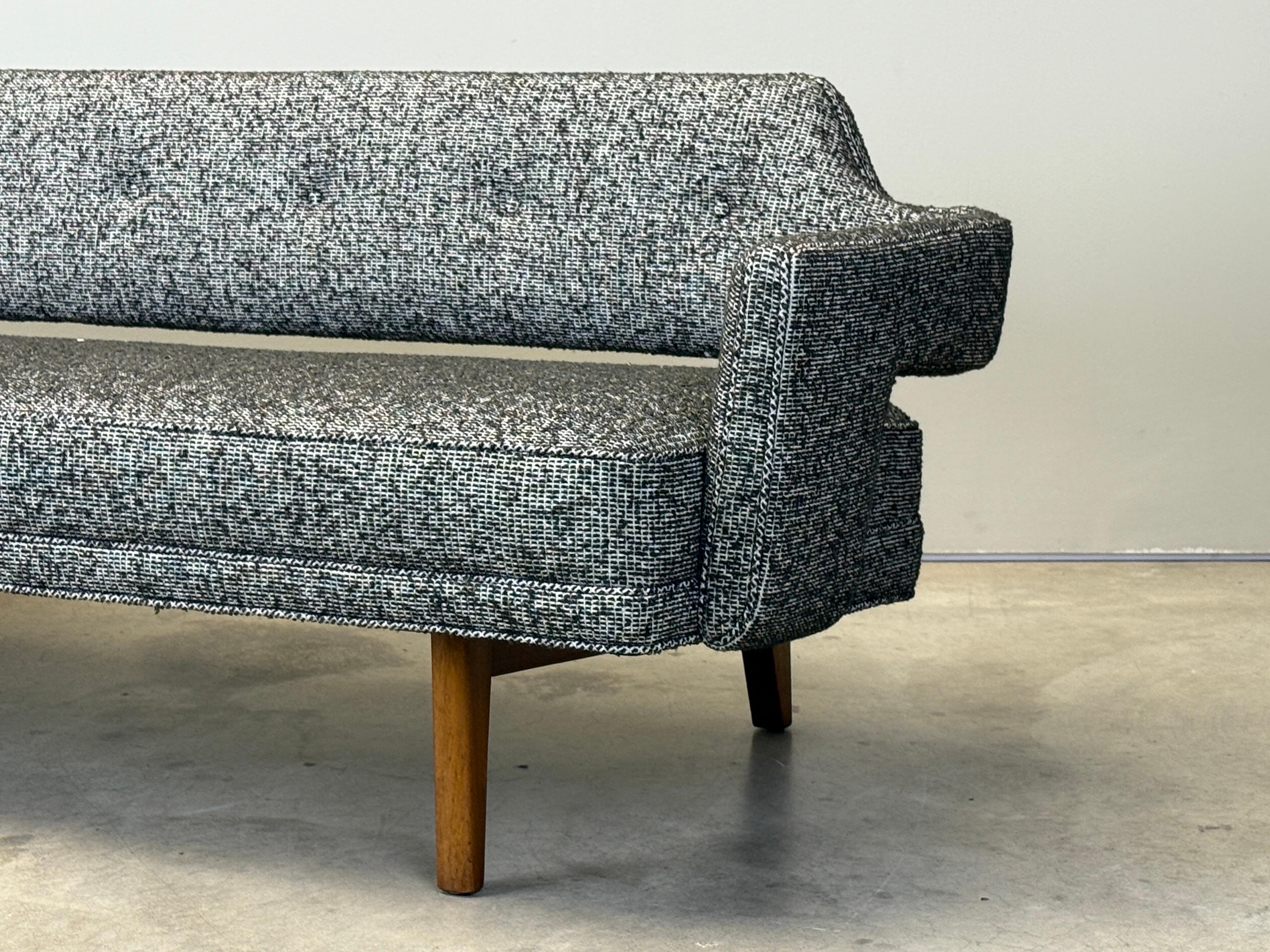 Edward Wormley for Dunbar Model 486 Bracket Back Sofa For Sale 6