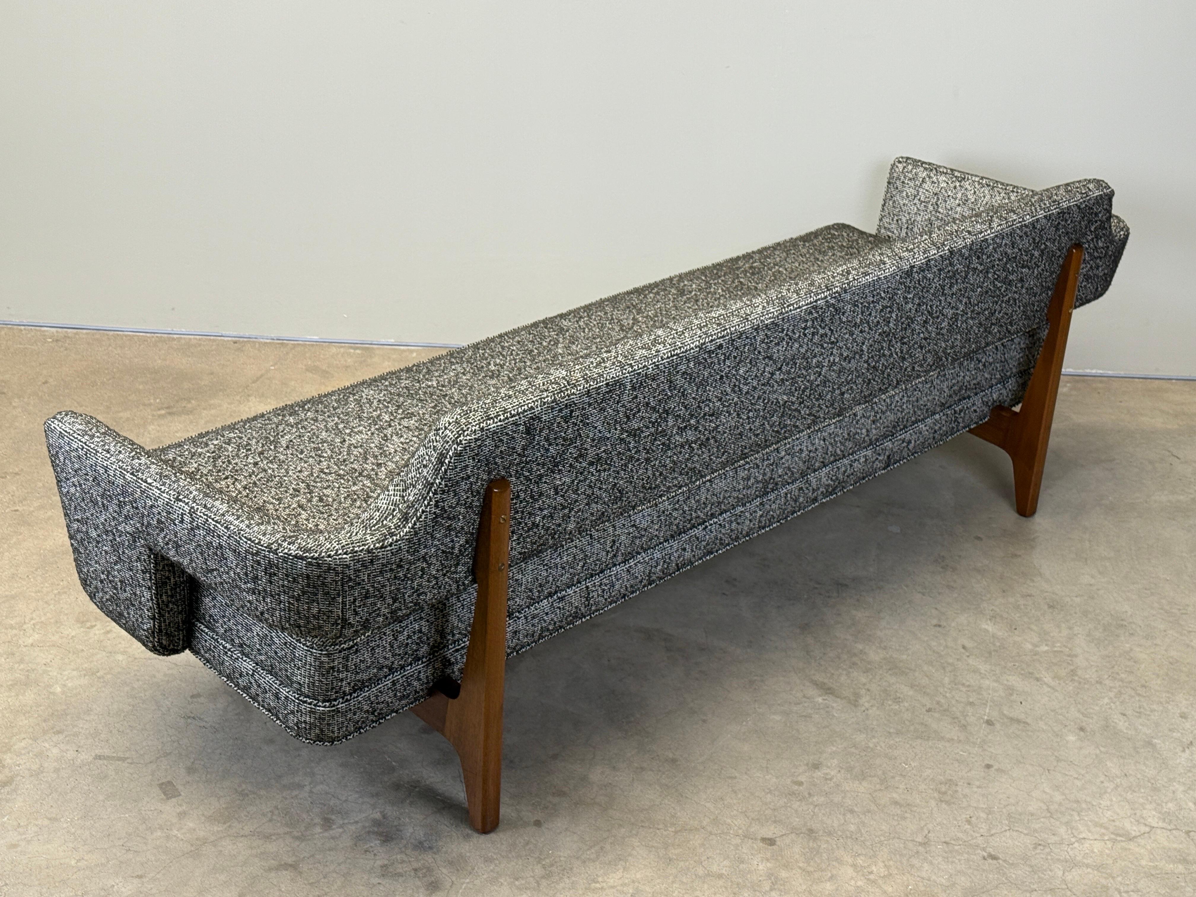 Edward Wormley for Dunbar Model 486 Bracket Back Sofa For Sale 9