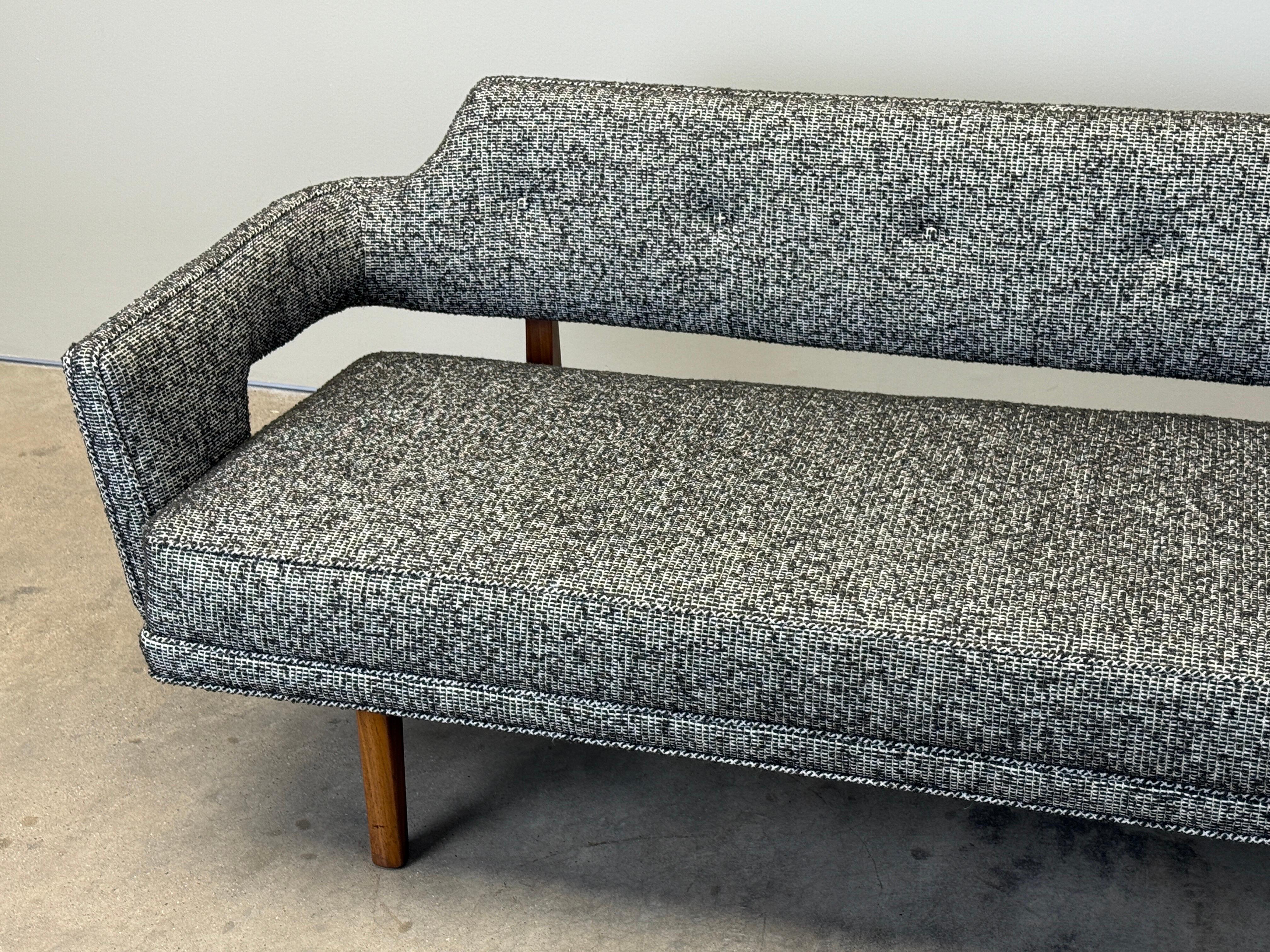 Edward Wormley for Dunbar Model 486 Bracket Back Sofa For Sale 1