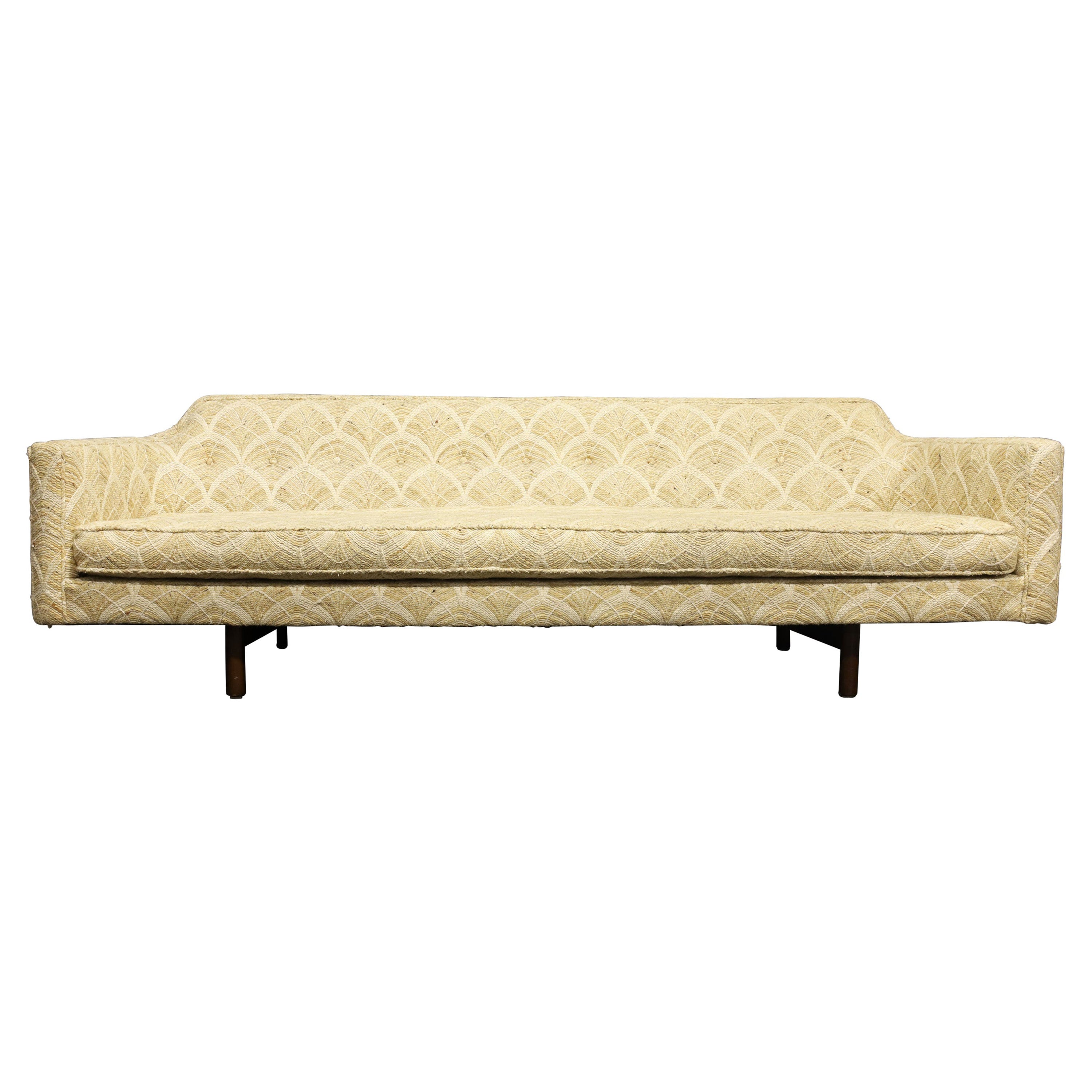 Divano Dunbar Modello 495 di Edward Wormley, mogano, stile Mid-Century in vendita