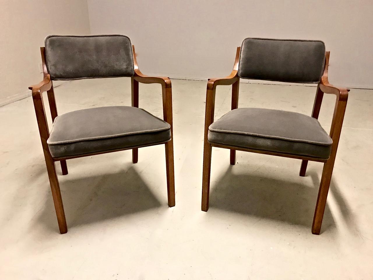 This is a rare set of 2 Edward Wormley for Dunbar 