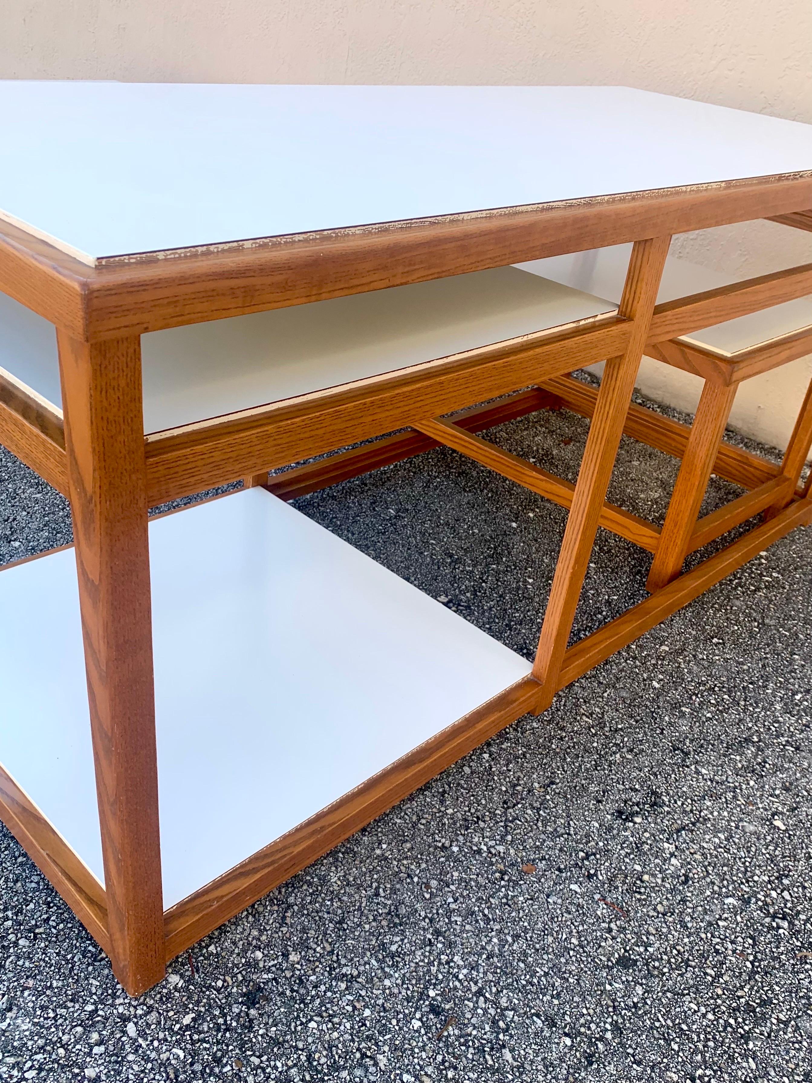 Edward Wormley for Dunbar Modular Console Table Circa 1950s For Sale 5