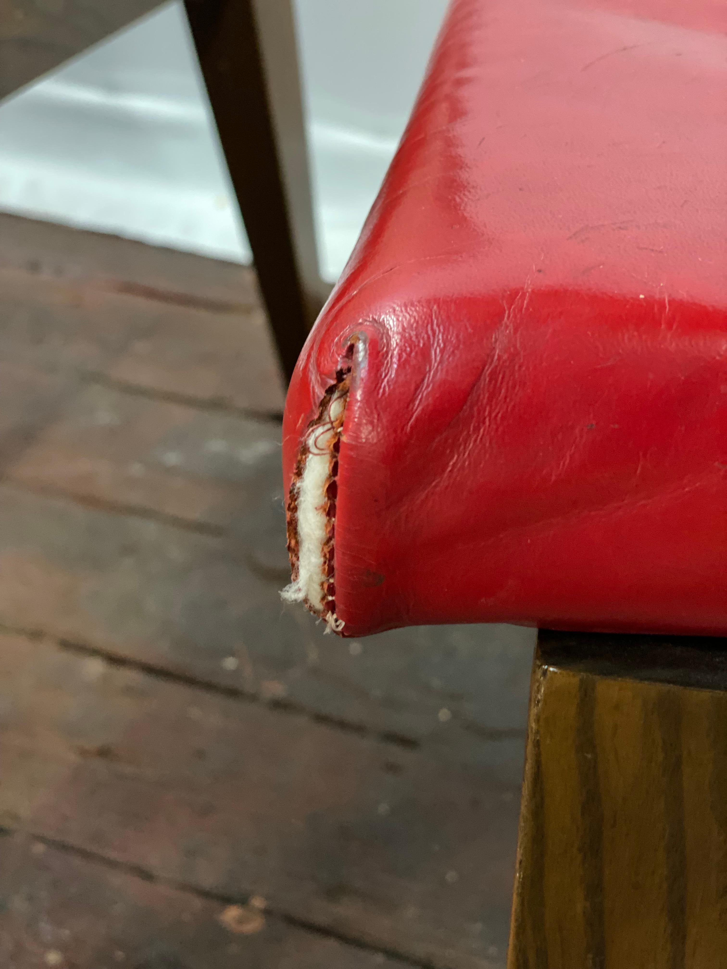Edward Wormley for Dunbar Oak and Cane Back Dining Chairs, Set of Four in vendita 9
